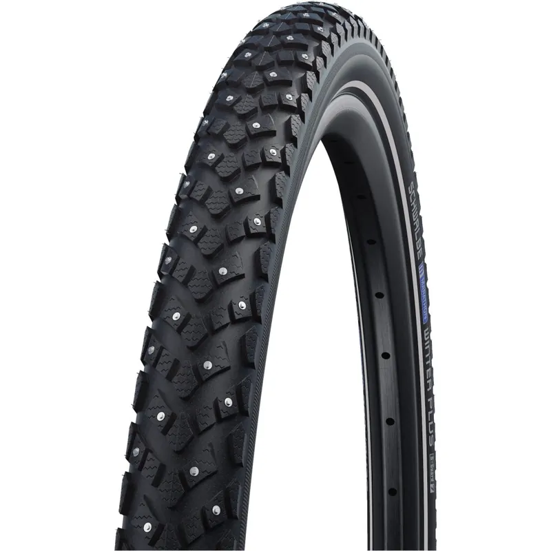 Begrenztes Angebot Schwalbe Marathon Winter Plus Drahtreifen - Performance Winter Smart Guard - E-25 - 26x1.75" Black Reflex
