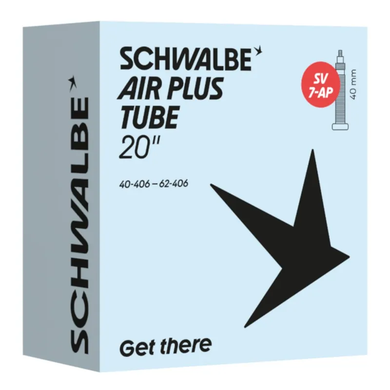 Schwalbe Air Plus Schlauch - No. 7-AP 20" - 40/62-406 SV 40mm Geprüft