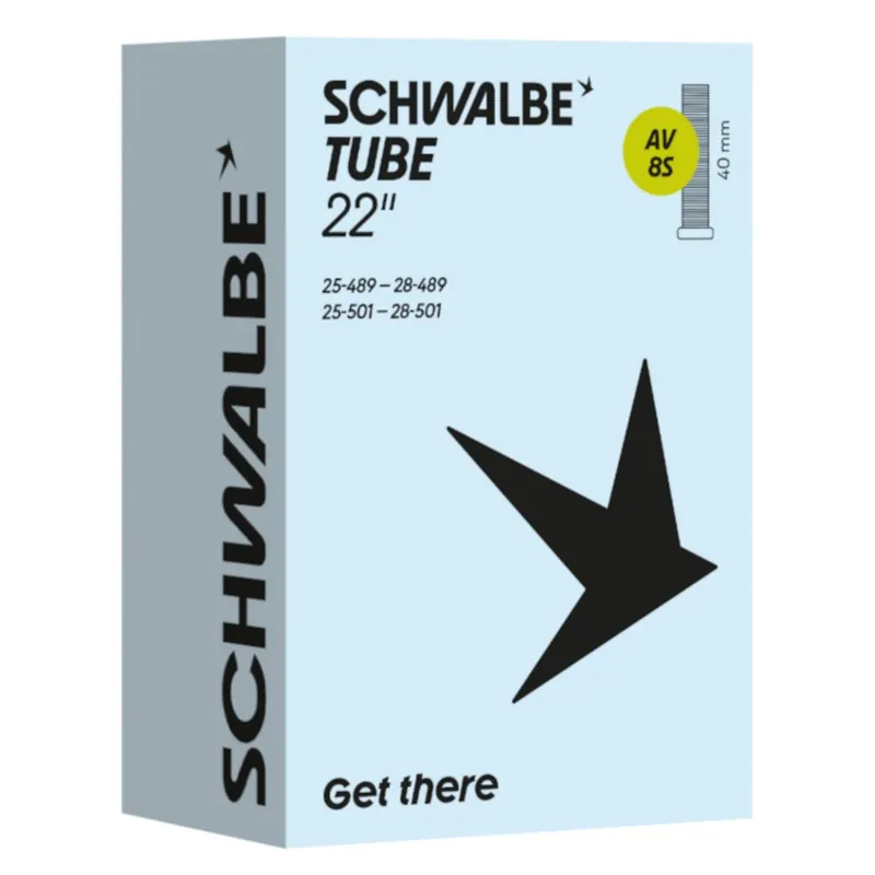 Schwalbe Schlauch – Nr. 8S 22" - 25/28-489/501 AV 40mm Meistverkauft