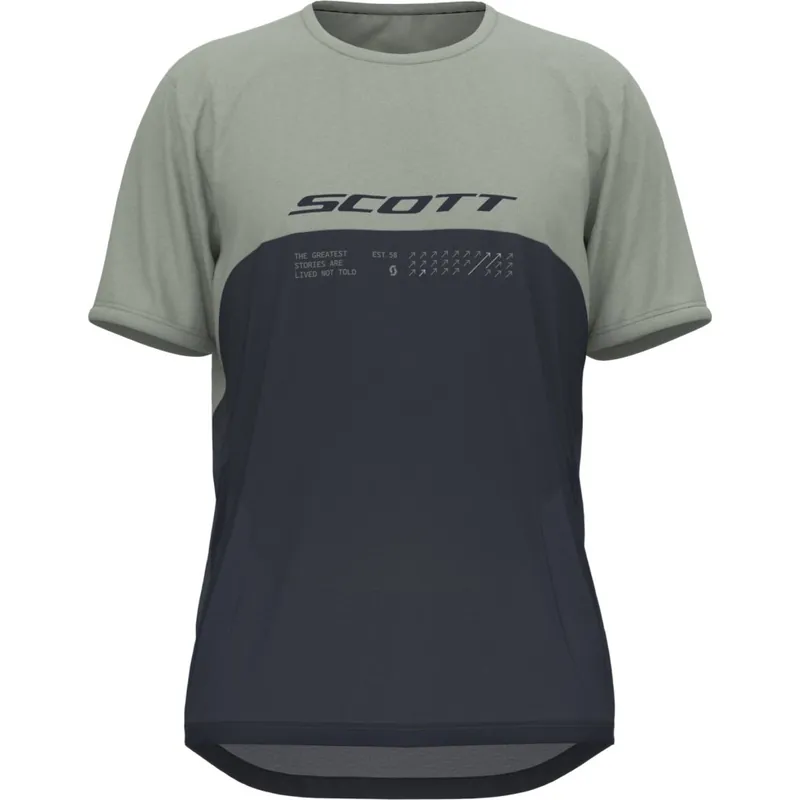 Top-Angebot SCOTT Vertic DRI Kurzarm-Trikot Herren - dark blue/spray grey