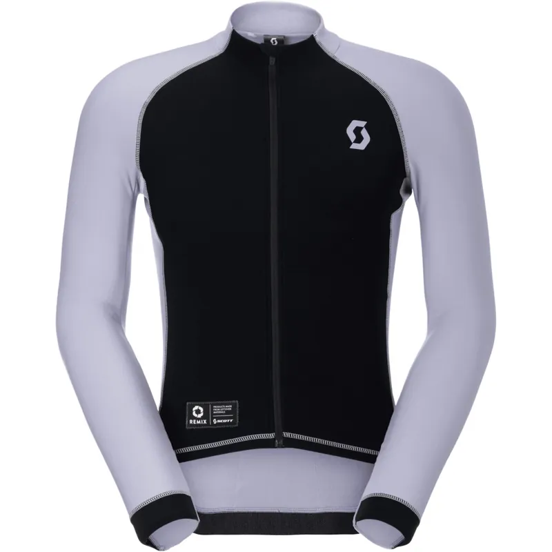 Echt SCOTT RC Pro Warm Remix Langarmtrikot Herren - black/heather purple