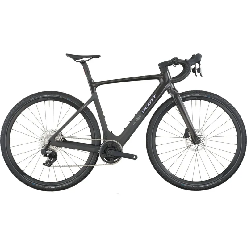 Neue Kollektion SCOTT SOLACE GRAVEL 30 - Carbon Gravel E-Bike - 2026 - carbon black