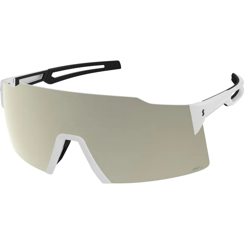 SCOTT Stride Brille - white - AMP white chrome S2 Abverkauf