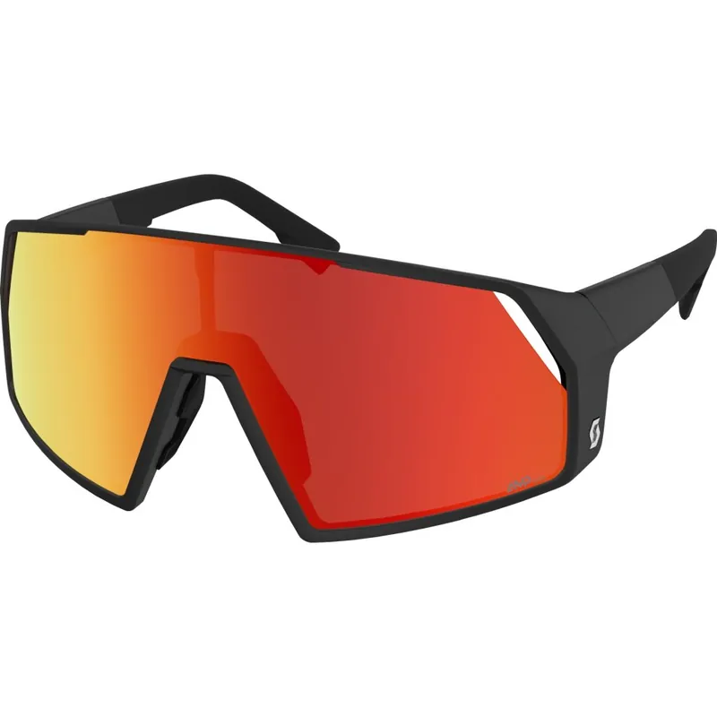 Abverkauf SCOTT Pro Shield Sonnenbrille - black - AMP red chrome S3