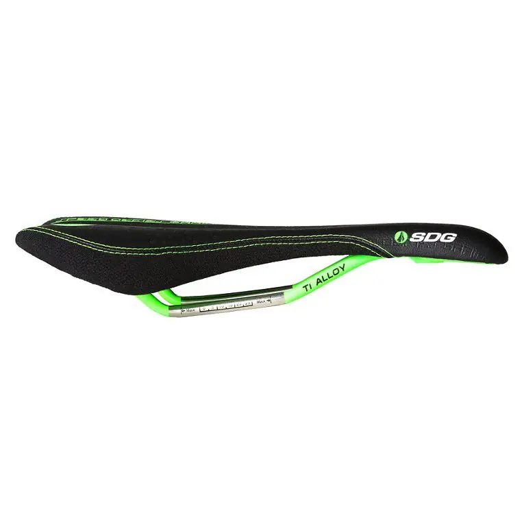 Jetzt Kaufen SDG Circuit MTN Ti-Alloy Sattel - schwarz/lime grün