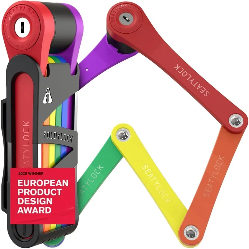 Seatylock Foldylock Pride - 85 cm Faltschloss - multicolor Sofort Bestellen