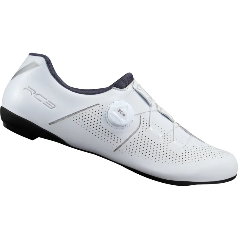 Shimano SH-RC302 Rennradschuhe Herren - Breit - Weiß Markenware