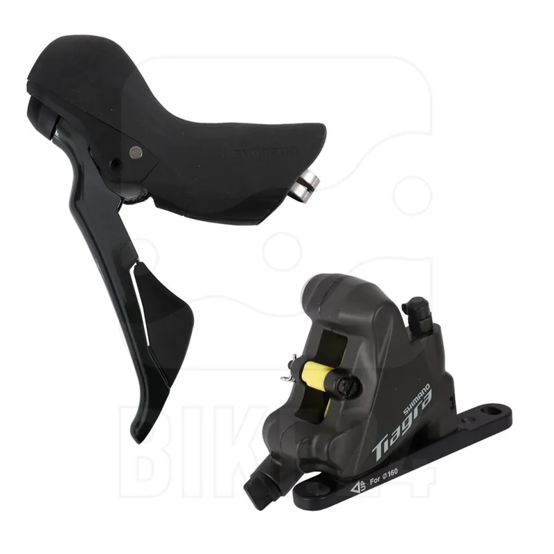 Nur Heute Shimano Tiagra ST-4720 + BR-4770 STI + Hydraulische Scheibenbremsen - Flat Mount - 2-fach - Set VR