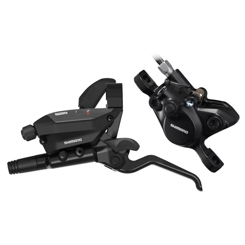 Wochenendangebot Shimano ST-EF515 + BR-MT200 Scheibenbremse - EZ Fire Plus Post Mount J-Kit hinten/links - 2-fach (2L)