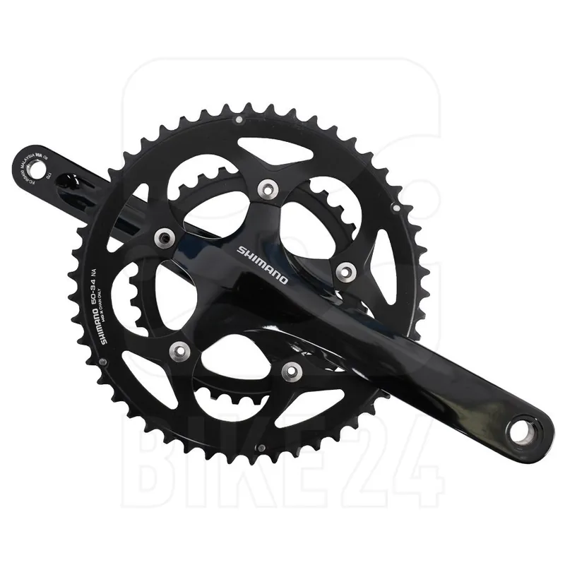 Shimano FC-RS400 Kompaktkurbelgarnitur 2x10-fach 50-34 - schwarz Jetzt Kaufen