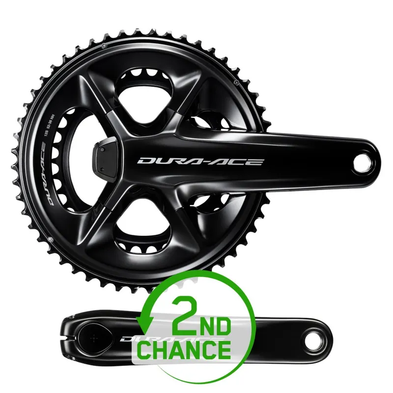 Wochenendangebot Shimano Dura Ace FC-R9200-P Leistungsmesser-Kurbelgarnitur - 2x12-fach - schwarz - B-Ware - SC001