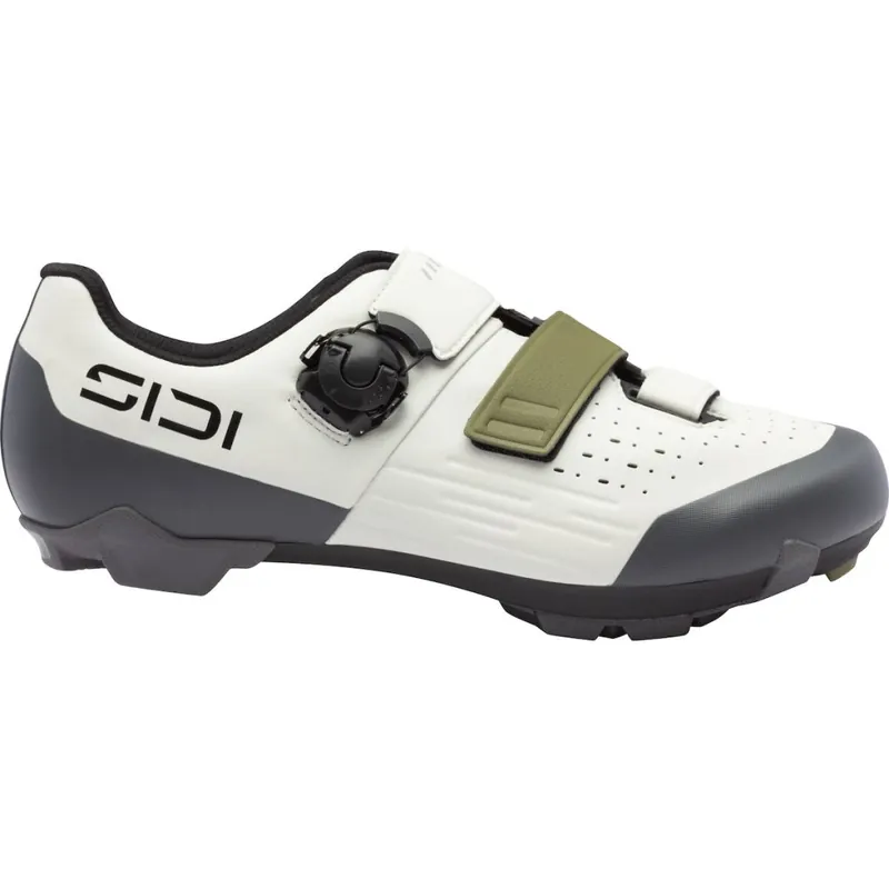 Sidi Silvis MTB Schuhe - Ice White Olive Green Schneller Versand