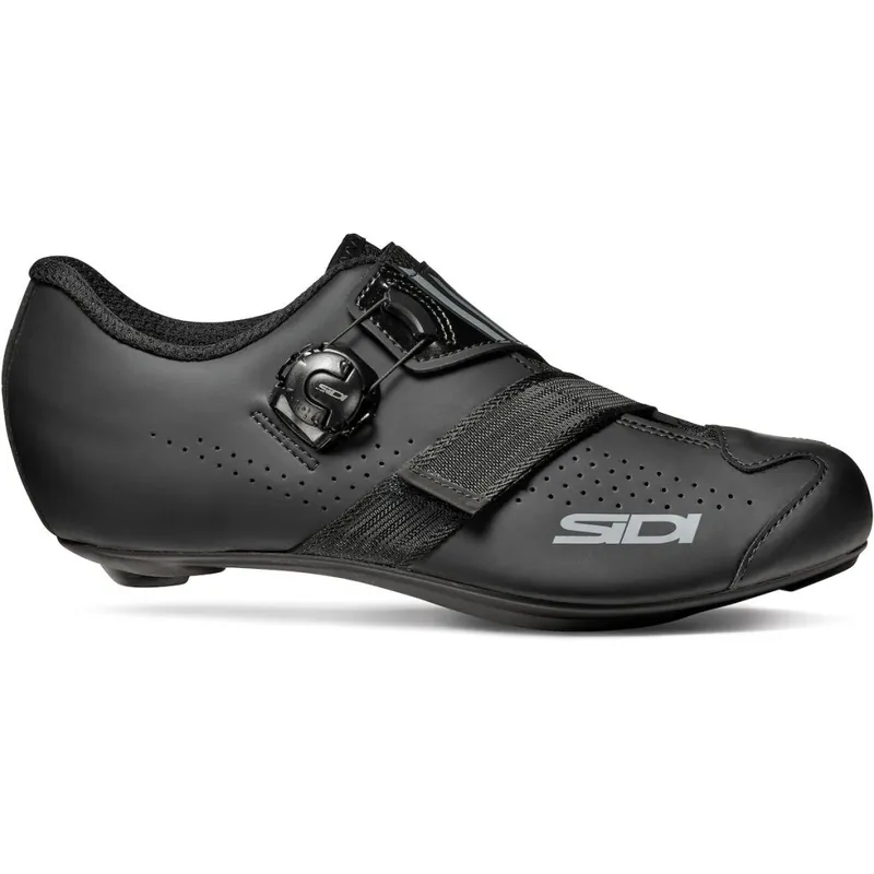 Billig Sidi Prima Rennradschuhe - Breit - Schwarz/Schwarz - 2025