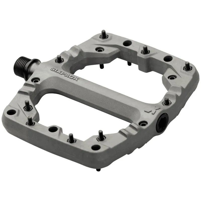 Garantierte Lieferung Sixpack Kamikaze PA Plattform Pedale - steel grey