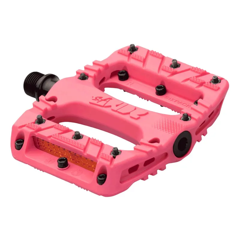 Garantierte Lieferung Sixpack 1st Ride Plattformpedale - Raspberry pink