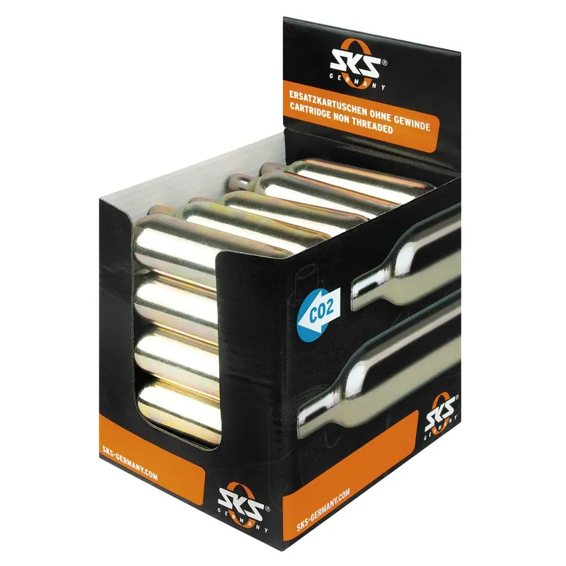 Preiswert SKS CO2 Ersatzkartuschen ohne Gewinde (25x16g)