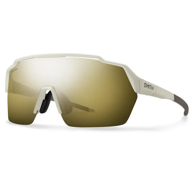 Smith Shift Split MAG ChromaPop Brille - Matte Bone - Black Gold Mirror Clear Neu
