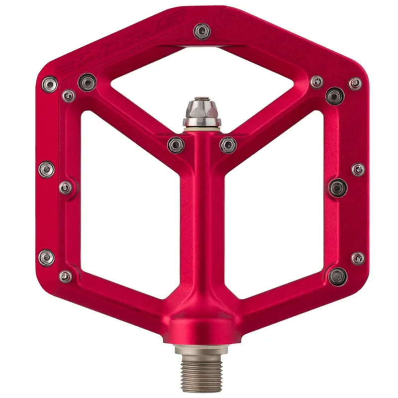 Begrenztes Angebot Spank Spike Reboot - MTB Plattformpedal - rot