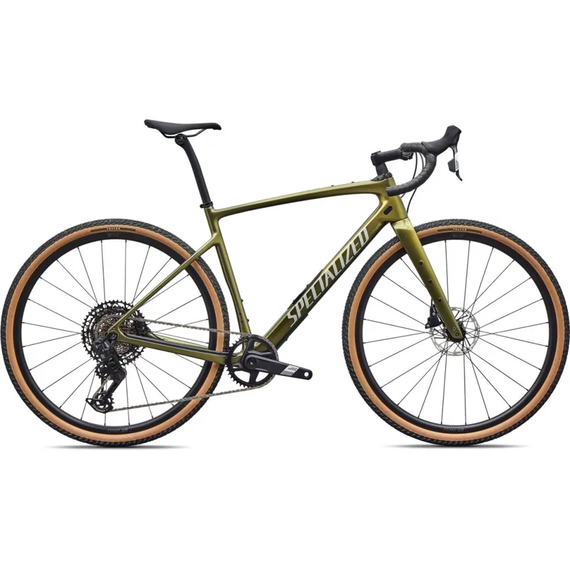 Saisonangebot Specialized DIVERGE 4 COMP - Carbon Gravel Bike - 2026 - laurel green metallic