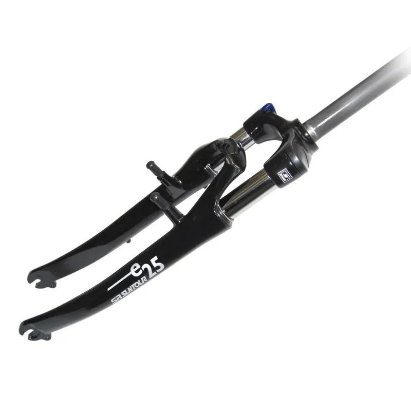 Preis Gesenkt SR Suntour SF14 CR85 E25 P LO 28 Zoll Federgabel - 63mm - 1-1/8 Zoll - 9x100mm QR - schwarz - Ahead Schaft