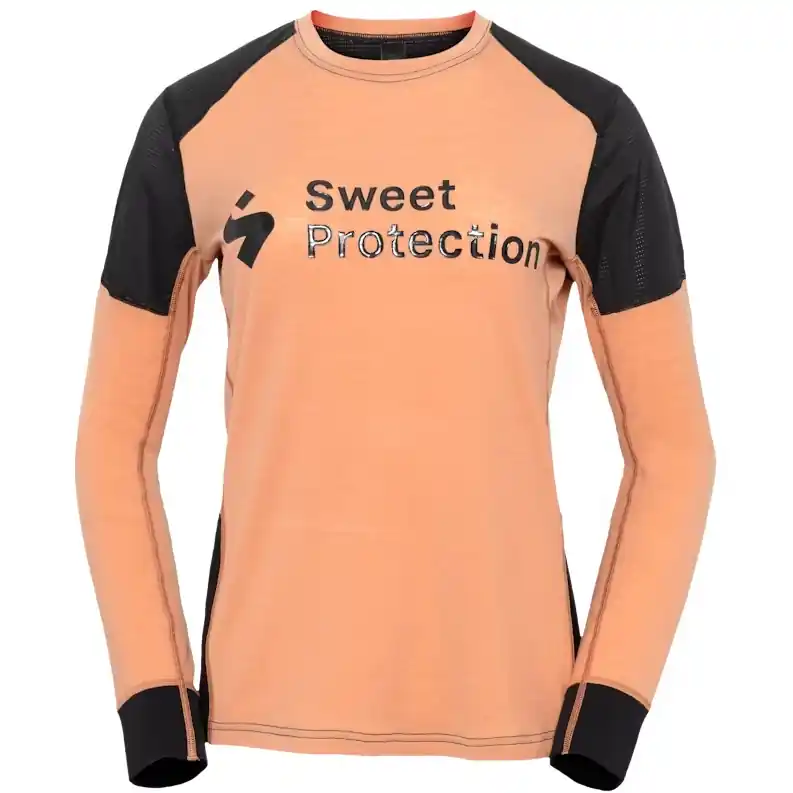 Sonderaktion SWEET Protection Hunter Merino Hybrid Langarmtrikot Damen - Rosebrown