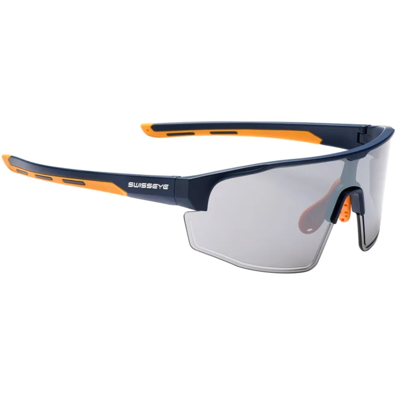 Swiss Eye Venture Brille - Dark Blue Matt/Orange - Smoke FM 12392 Neu Im Sortiment