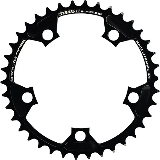 TA Specialites Syrius 11 Kettenblatt Road 110mm Kompakt - schwarz Versand Am Gleichen Tag