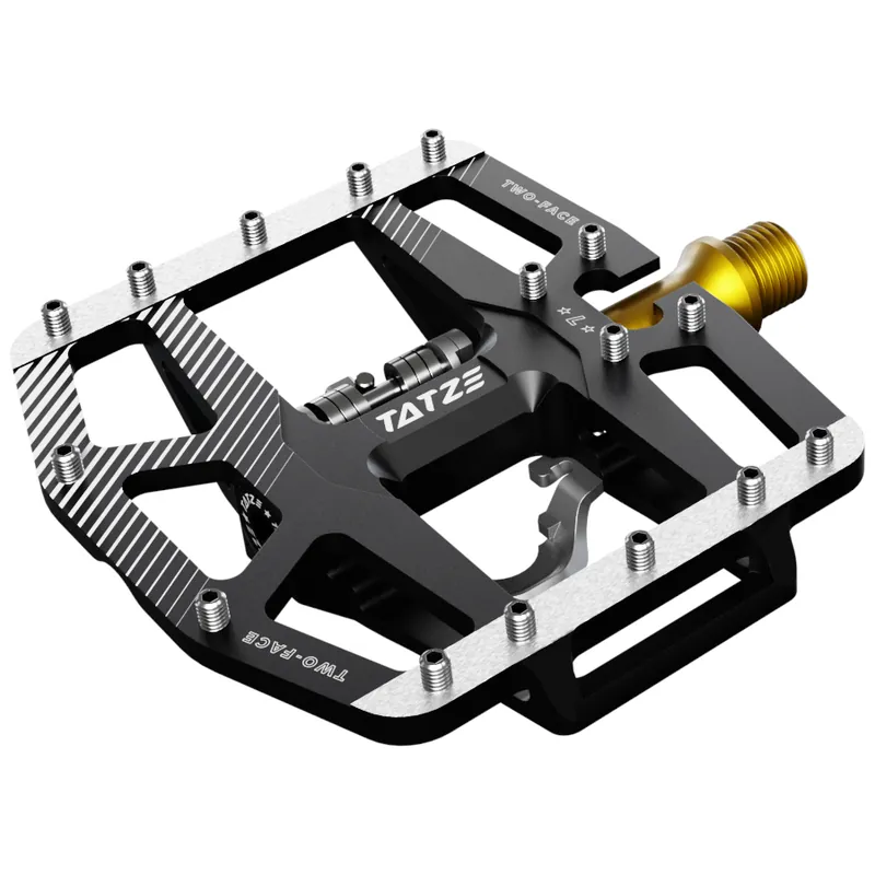 Tatze TWO-FACE² TI Kombi-Pedale - schwarz Knallerangebot