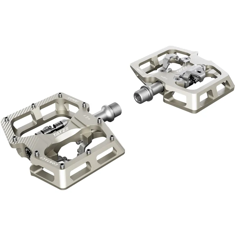 Knallerangebot Tatze CONTACT Combi Hybridpedale - sand