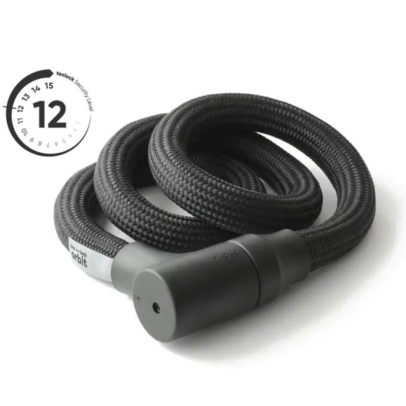 Super-Preis tex–lock orbit Seilschloss - 160cm - onyx black