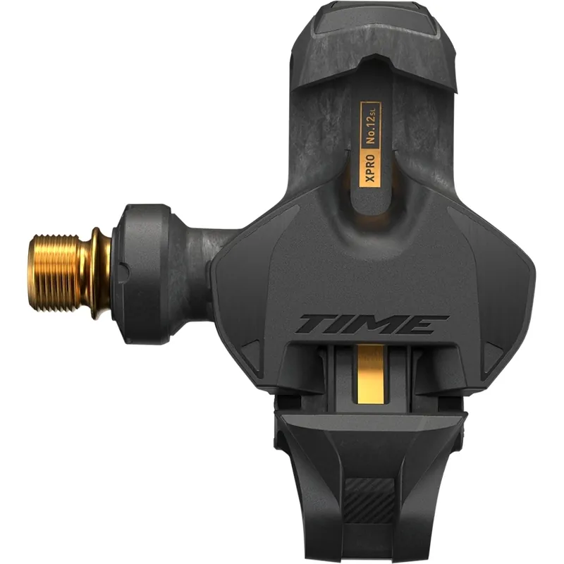 Time XPRO 12 SL Pedal - ICLIC - Q-Factor 53mm - carbon/gold - PD-XPRO-12SL-C1 Highlight