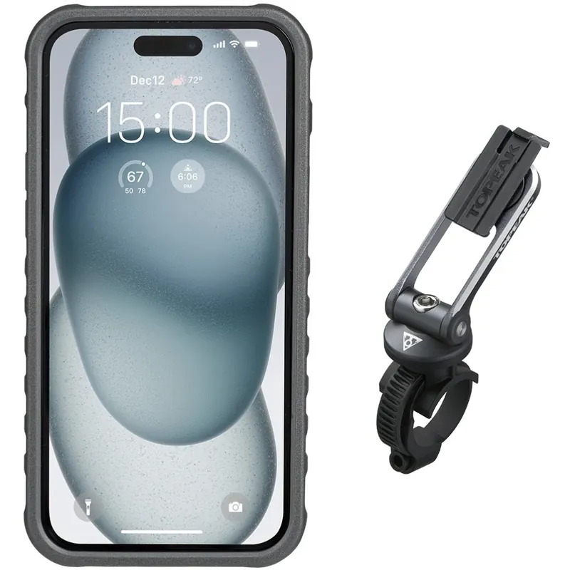 Markenware Topeak RideCase mit Halterung für Apple - iPhone 15 Plus