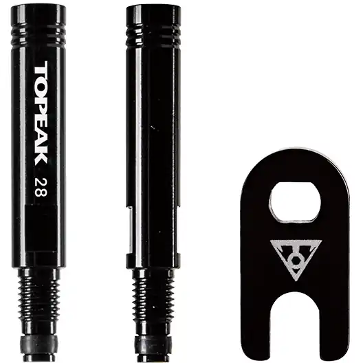 Topeak Ventilverlängerung 28mm Presta (2er Set) Bestseller