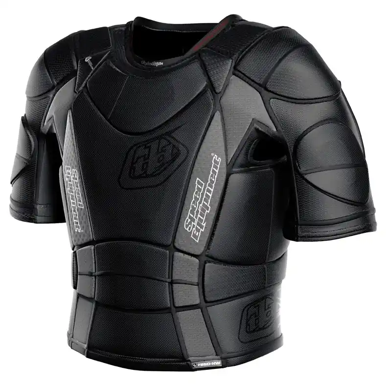 Abverkauf Troy Lee Designs UPS 7850 HW Kurzarm-Protektorenshirt - Schwarz