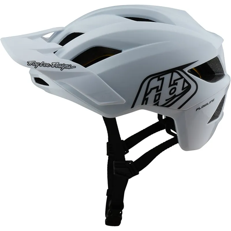 Troy Lee Designs Flowline MIPS Helm - Point White/Black Aktuell