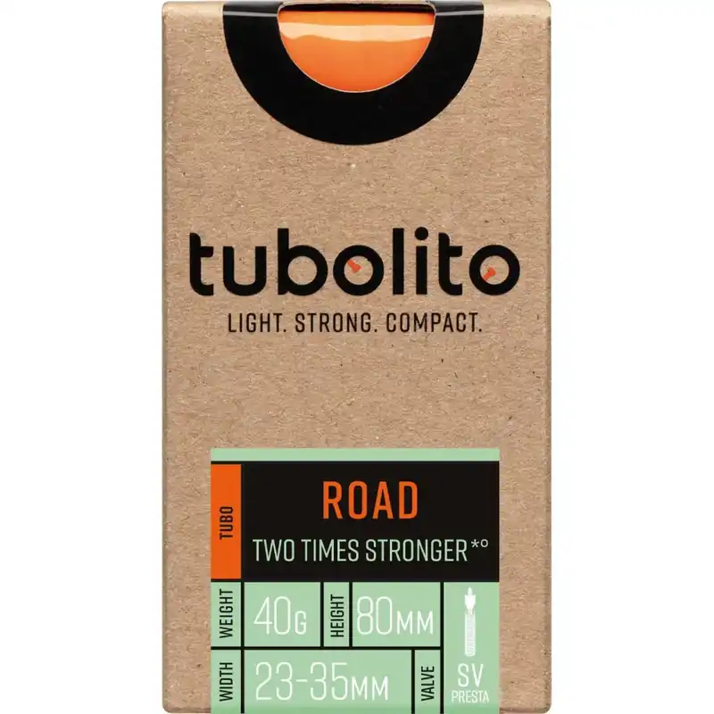 Finale Aktion Tubolito TPU Road Schlauch - 28" 23-35mm - SV - 80mm orange