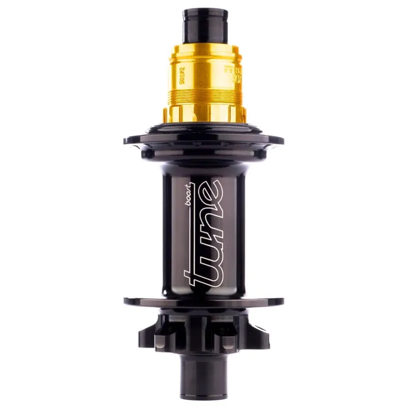 Preisknaller Tune ClimbHill Boost Hinterradnabe - Standard Lager 6-Loch 12x148mm - 32-Loch - HG Endurance - schwarz