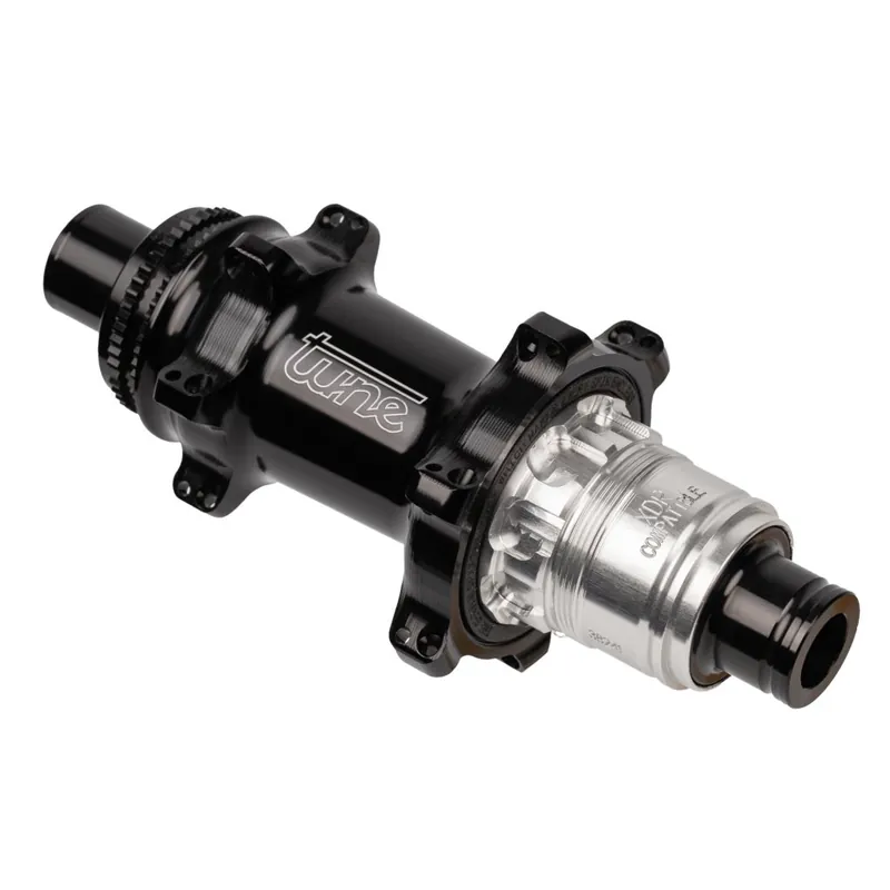Tune Nano CL Hinterradnabe - Standard Lager Centerlock 12x142mm - 24-Loch - Campagnolo N3W - schwarz Meistverkauft