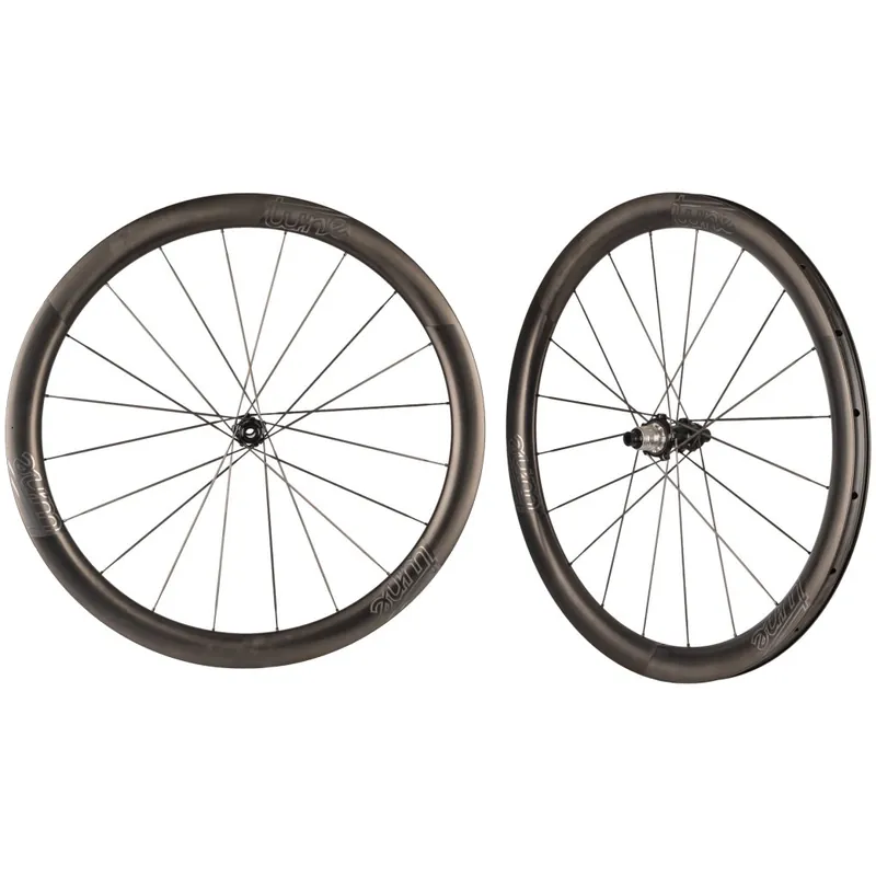Tune Nano CS Road 45 Laufradsatz - 28" Carbon Clincher Centerlock Keramiklager - 12x100mm 12x142mm - HG schwarz Sale