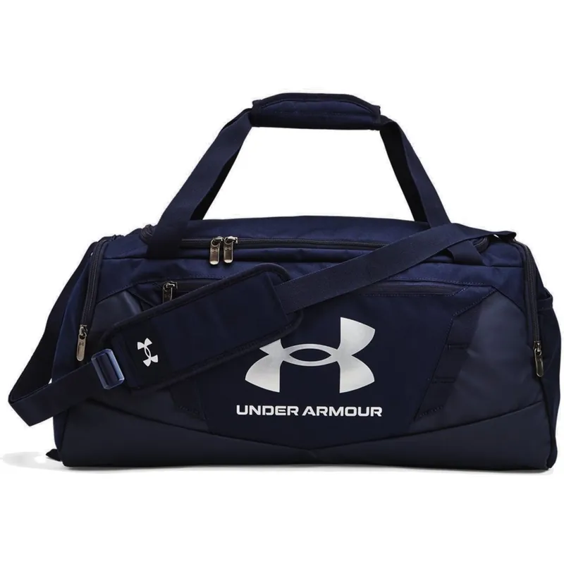 Preis Gesenkt Under Armour UA Undeniable Duffle 5.0 Small Duffle-Tasche 40L - Midnight Navy/Metallic Silver