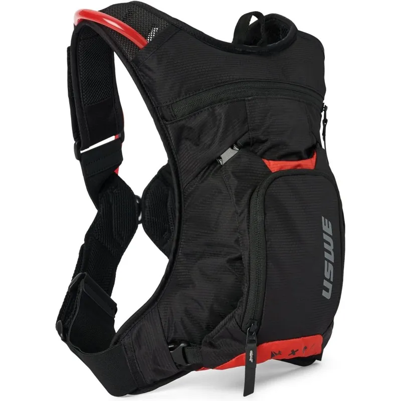 USWE MTB Hydro 3L Trinkrucksack - black-red Solange Der Vorrat Reicht