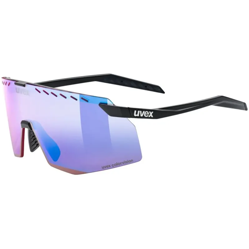 Uvex pace stage CV Brille - black matt/mirror blue colorvision Direkt Vom Hersteller