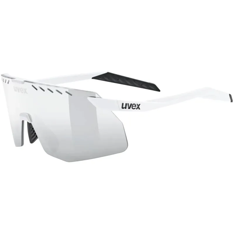 Preis Gesenkt Uvex pace stage s Brille - white matt/mirror silver