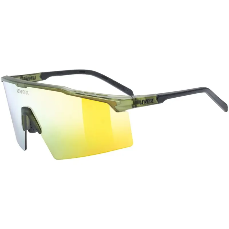 Top-Seller Uvex Flowline Fahrrad-Brille - olive matt/mirror gold