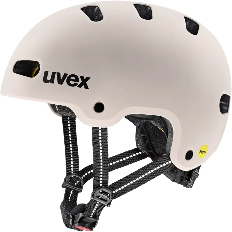 Uvex kid 4 style MIPS Fahrradhelm Kinder - warm grey matt Rabatt
