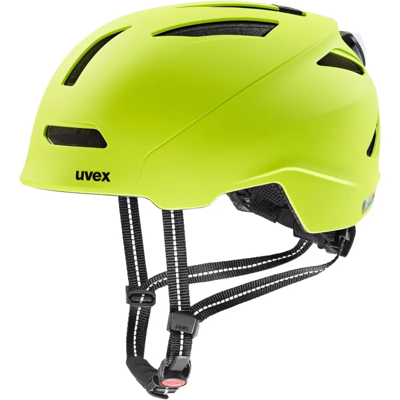 Uvex urban planet LED Fahrradhelm - lime matt Abverkauf