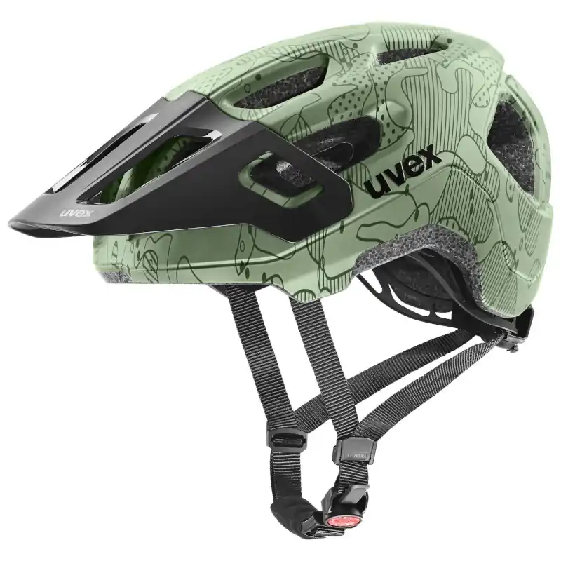 Expressversand Uvex react jr. Fahrradhelm Kinder - moss green altimeter matt