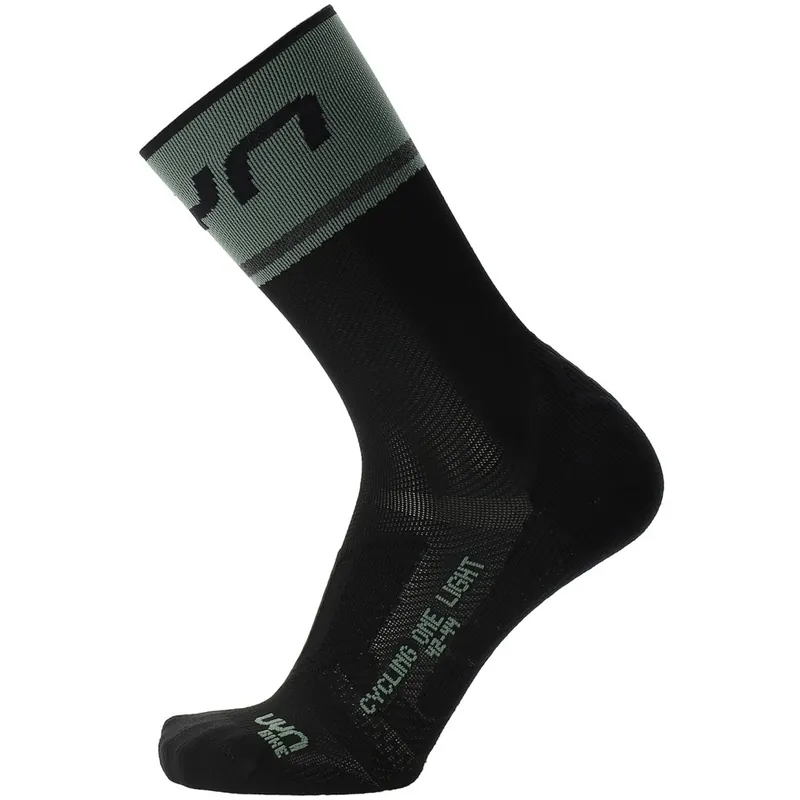 Must-Have UYN Cycling One Light Socken Herren - Schwarz/Grün