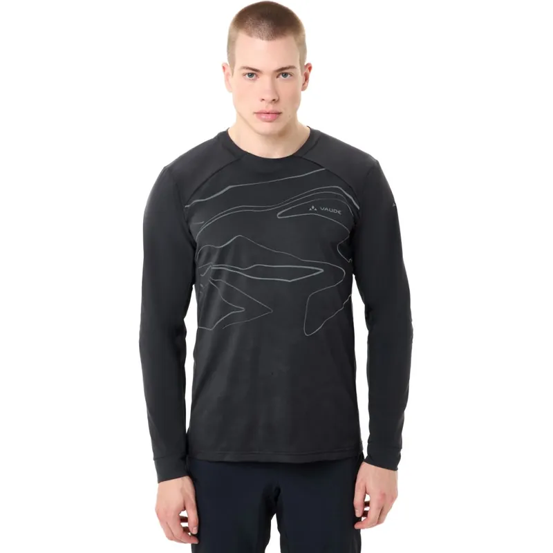 Heißes Angebot Vaude Moab PRO Langarmshirt Herren - schwarz/schwarz