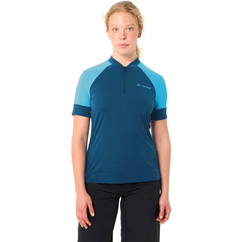 Direktkauf Vaude Altissimo Q-Zip Shirt Damen - shore blue